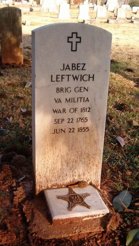 Jabez Leftwich Jabez Leftwich 1765 1855 Find A Grave Memorial