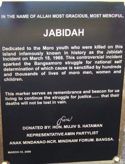 Jabidah massacre Corregidor Surprise JABIDAH Incident Heritage Bn
