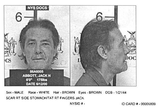 Jack Abbott (author) Jack Henry Abbott MUG SHOT The Smoking Gun