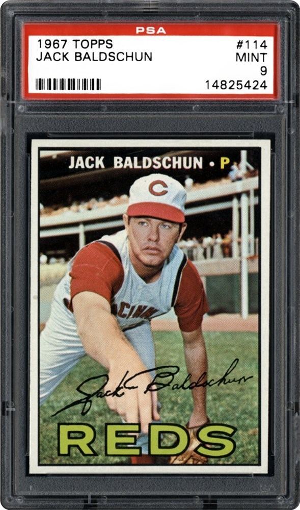 Jack Baldschun 1967 Topps Jack Baldschun PSA CardFacts