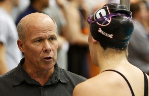 Jack Bauerle Swimming coach Jack Bauerle to stand before NCAA Sports