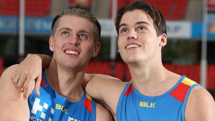 Jack Bowes Gold Coast Suns academy teenagers Brad Scheer and Jack Bowes show