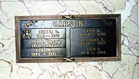 Jack Carson Jack Carson 1910 1963 Find A Grave Memorial