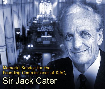 Jack Cater Memorial Service for Sir Jack Cater