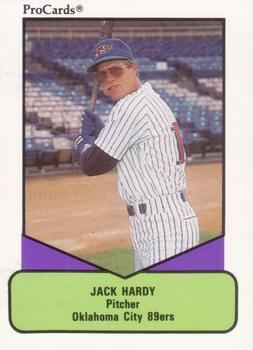 Jack Hardy (pitcher) Jack Hardy Gallery The Trading Card Database
