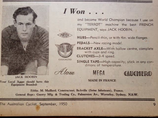 Jack Hoobin The Cycling Scrap Book Jack Hoobin the Forgotten World Road Champion