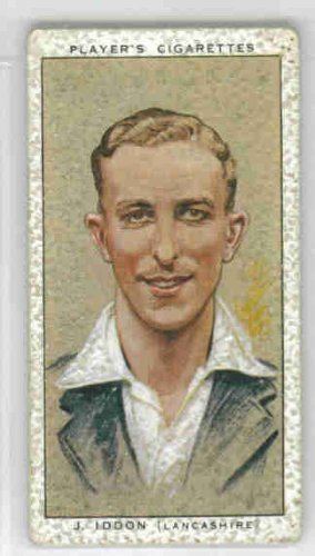 Jack Iddon Amazoncom Jack Iddon 1934 Player Cigarettes Cricketers 1934 14