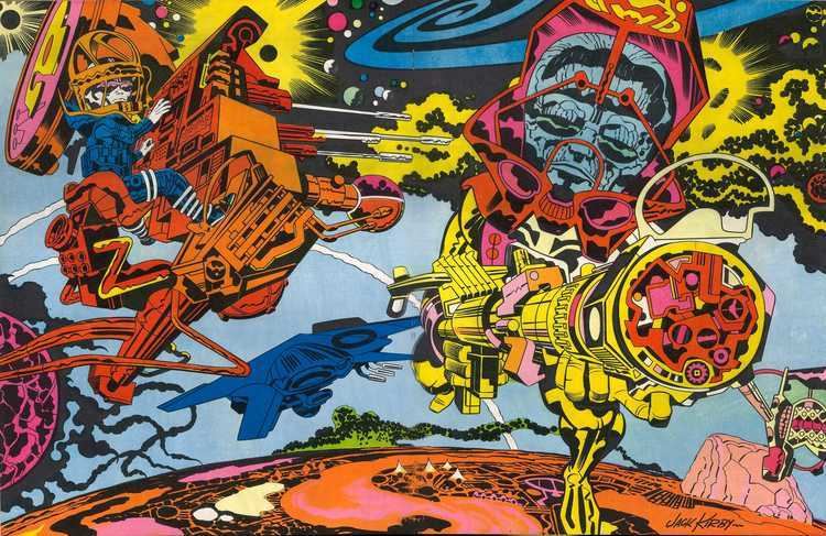 Jack Kirby Complete Jack Kirby Portfolio from 1971 Mars Will Send