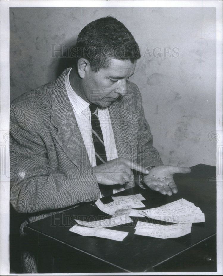 Jack Mabley Press Photo Newspaper reporter and columnist Jack Mabley Historic