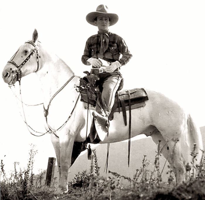 Jack Perrin A drifting cowboy Reel Cowboys of the Santa Susanas Jack Perrin