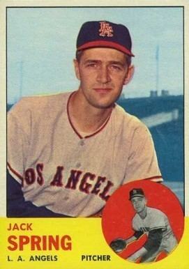 Jack Spring 1963 Topps Jack Spring 572 Baseball Card Value Price Guide
