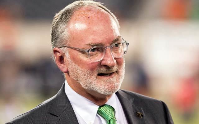 Jack Swarbrick Notre Dame AD College players should be paid for using