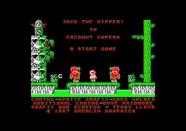 Jack the Nipper II: In Coconut Capers Download Jack the Nipper II in Coconut Capers Amstrad CPC My