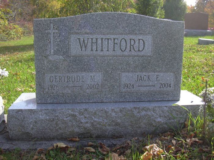 Jack Whitford Jack Whitford 1924 2004 Find A Grave Memorial