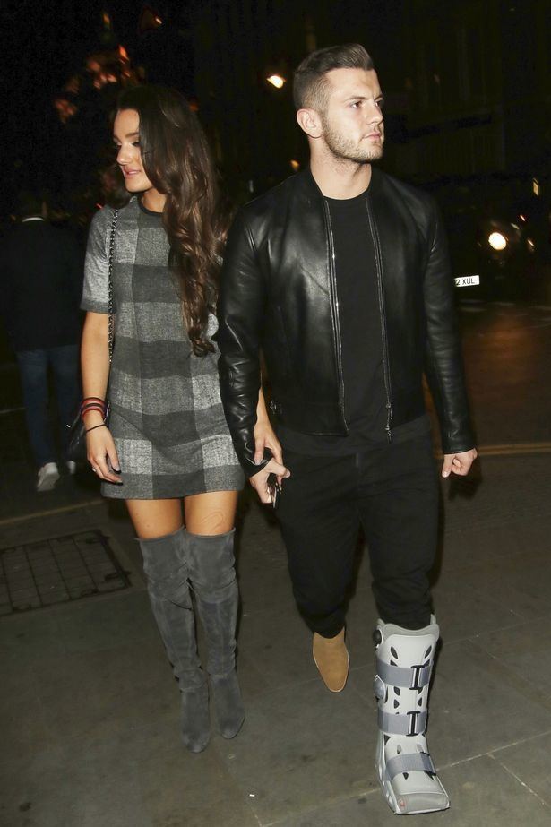 Jack Wilshere Jack Wilshere pictured in Mayfair with girlfriend Adriana Michael as