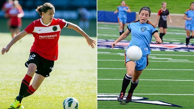 Jackie Acevedo Thorns FC forwards Christine Sinclair Jackie Acevedo receive call