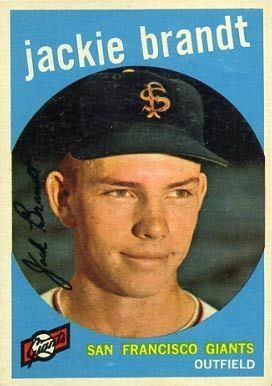 Jackie Brandt 1959 Topps Jackie Brandt 297 Baseball Card Value Price Guide