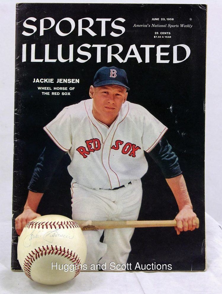 Jackie Jensen Jackie Jensen Autographed OAL Harridge Baseball