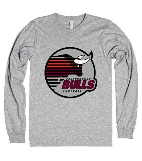 Jacksonville Bulls Jacksonville Bulls Retro Usfl Shirts United States Football