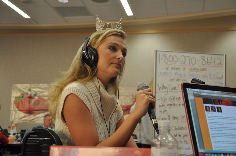 Jaclyn Raulerson Jaclyn Raulerson Miss Florida 2010 visited the Radiothon