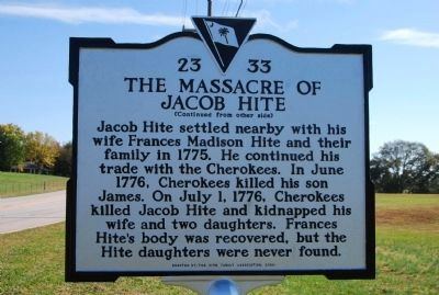 Jacob Hite The Massacre of Jacob Hite Photo Miller Family Tree Web Site