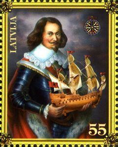 Jacob Kettler Stamp Jacob Kettler Duke of Courland and Semigallia Latvia