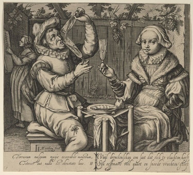 Jacob Matham Couple Drinking Jacob Matham c 1621 Museum Boijmans