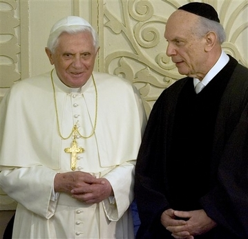Jacob Neusner Benedetto XVI incontra Rav Neusner