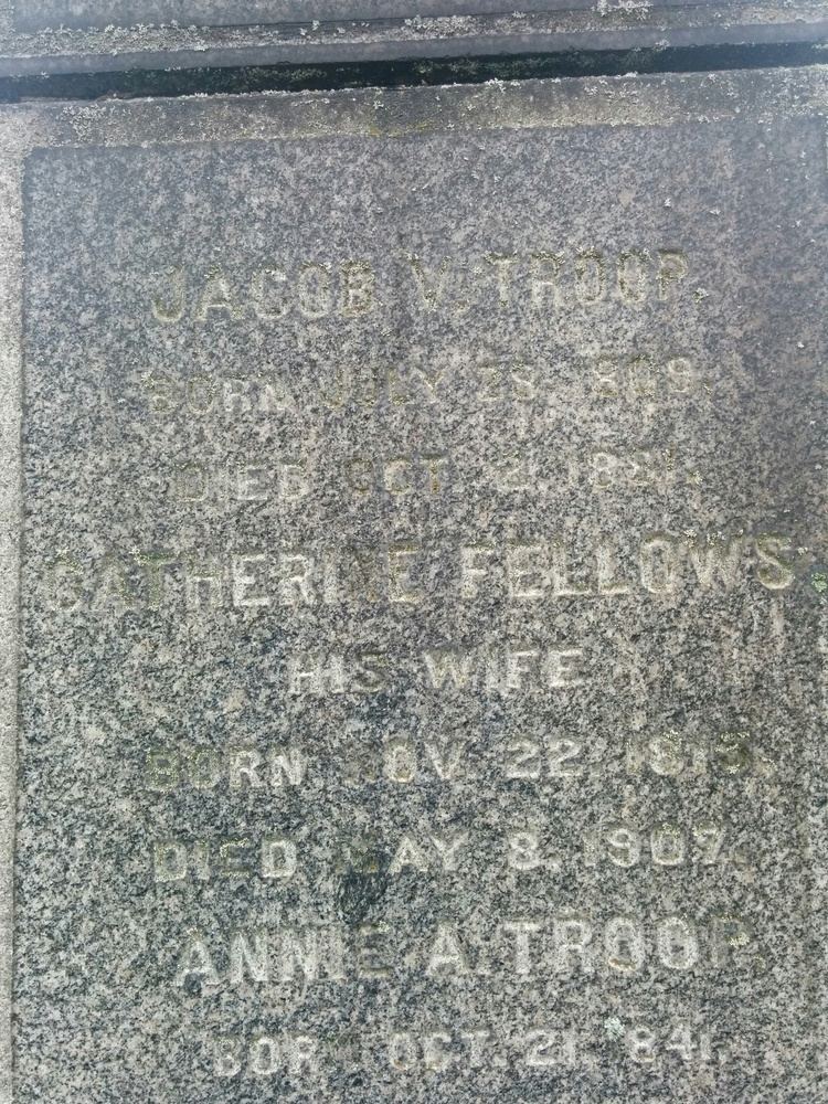 Jacob Valentine Troop Jacob Valentine Troop Sr 1809 1881 Find A Grave Memorial
