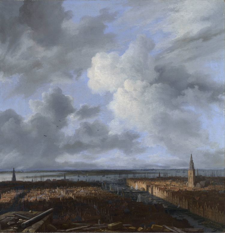 Jacob van Ruisdael FileJacob van Ruisdael A view of Amsterdam 16651670