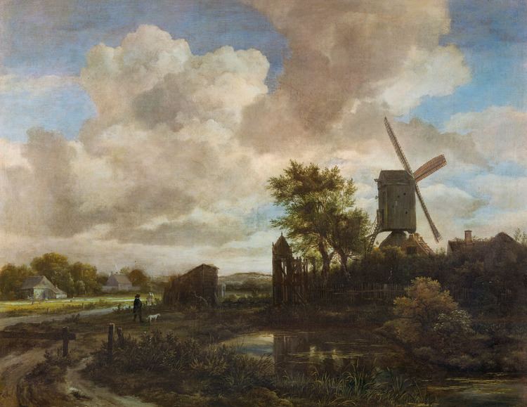 Jacob van Ruisdael ruisdaeleveninglandscapejpg
