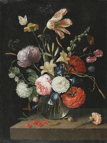Jacob van Walscapelle Still life with flowers by Jacob van Walscapelle on artnet