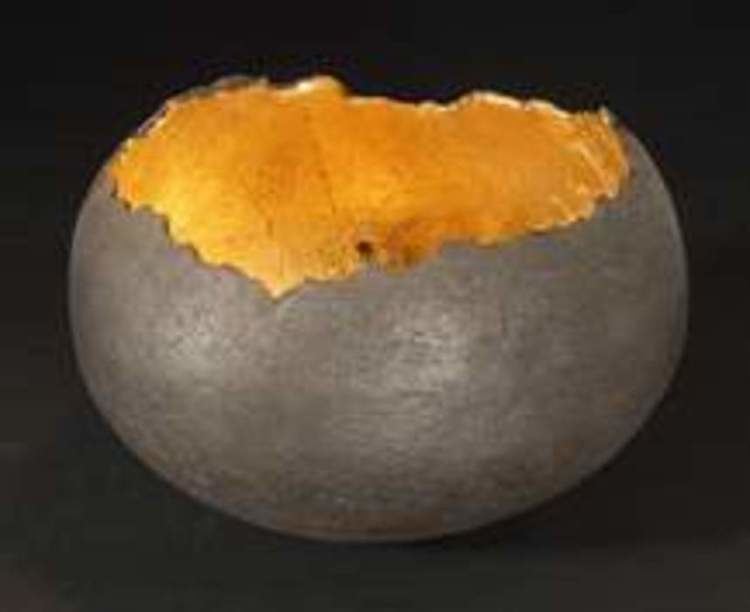Jacobo de la Serna Silver Gold Micaceous Clay Bowl by Jacobo de la Serna httpswww
