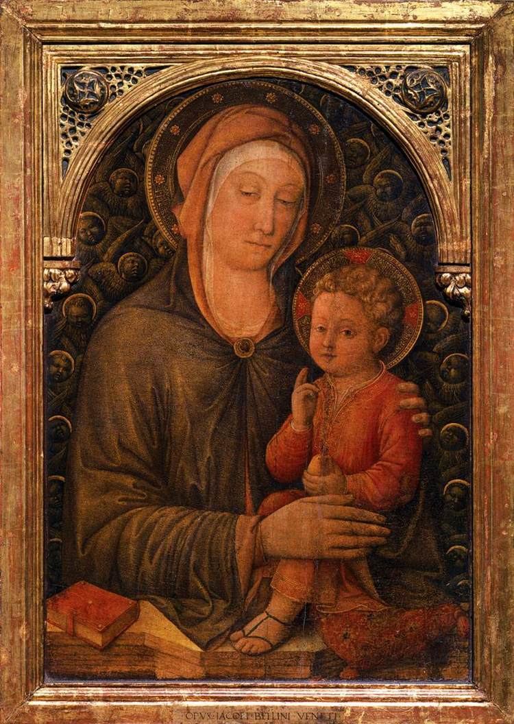 Jacopo Bellini Madonna and Child Blessing by BELLINI Jacopo