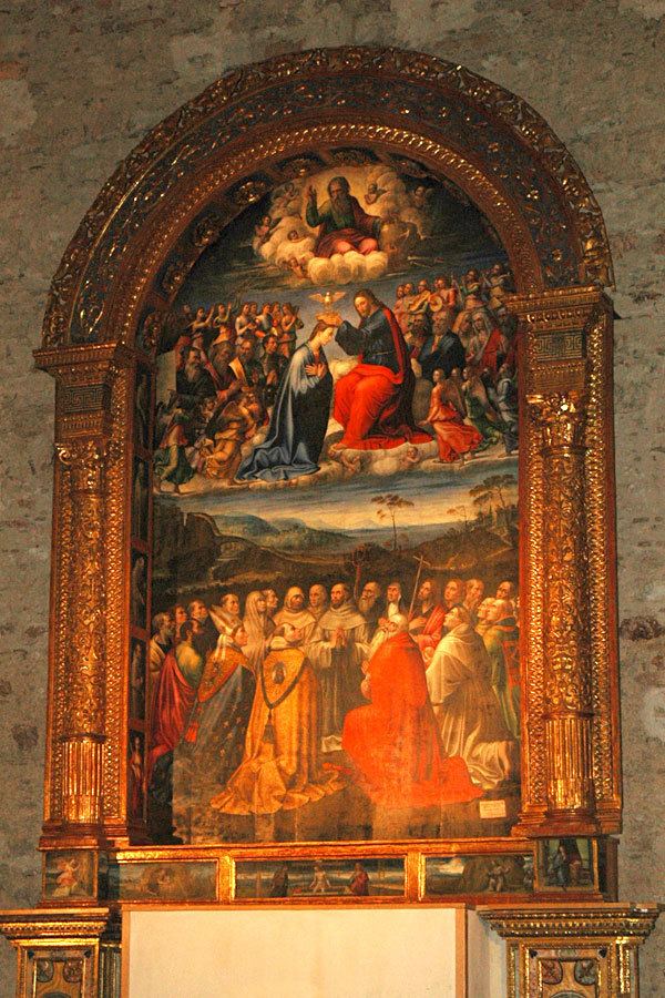 Jacopo Siculo Incoronazione della Vergine di Jacopo Siculo