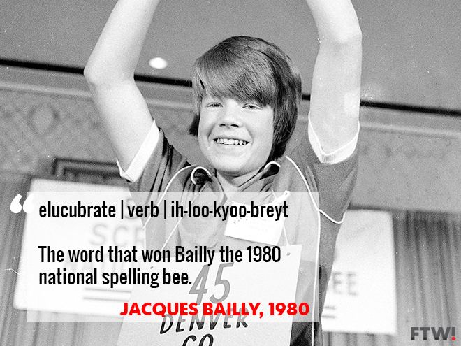 Jacques Bailly Meet the most interesting man at the National Spelling Bee For The Win