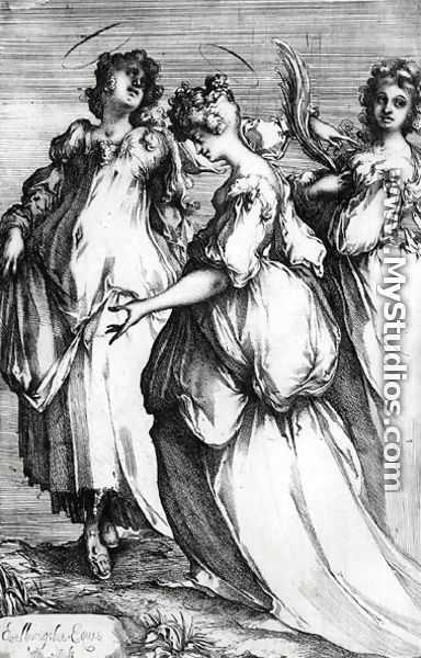 Jacques Bellange Three Holy Women by Jacques Bellange MyStudioscom
