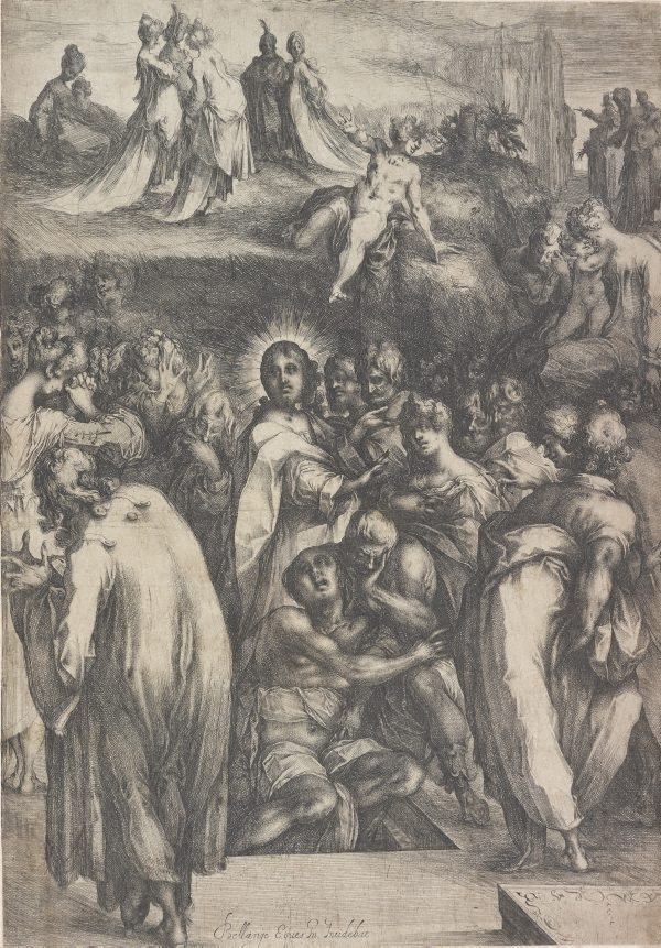 Jacques Bellange The raising of Lazarus 16101610 by Jacques Bellange