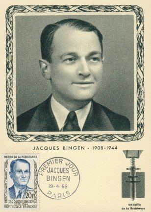Jacques Bingen Jacques Bingen 1908 1944 Genealogy
