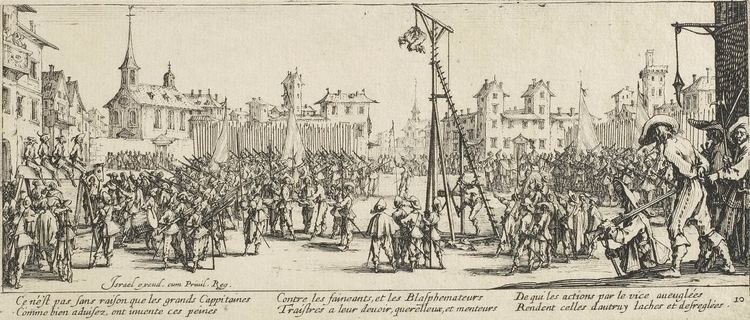 Jacques Callot The Strappado 1633 The Miseries and Misfortunes of War