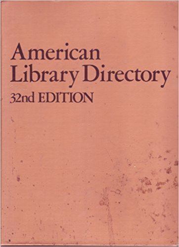 Jacques Cattell American Library Directory 1980 Jacques Cattell Press