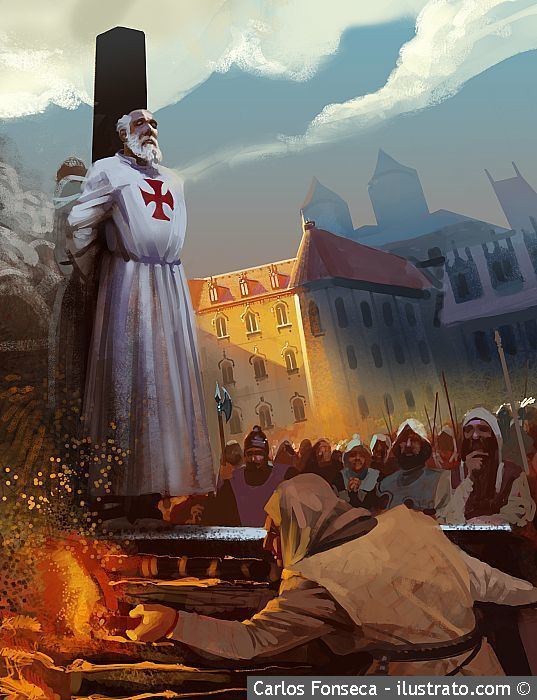 Jacques de Molay Traveling Templar The Death of Jacques DeMolay