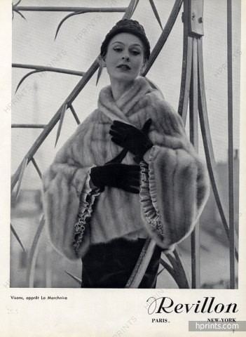 Jacques Decaux Revillon 1950 Jacques Decaux Fashion Photography Fur Coat Fur