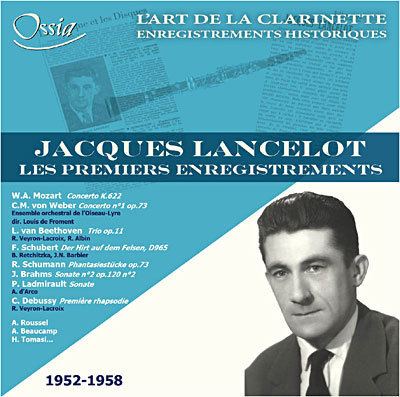 Jacques Lancelot DOUBLE CD JACQUES LANCELOT LART DE LA CLARINETTE