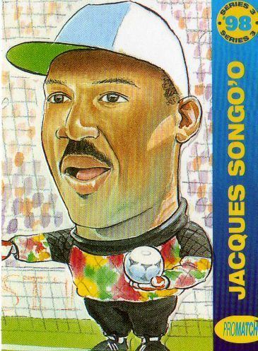 Jacques Songo'o CAMEROON Jacques Songo o S3 WC70 PROMATCH 98 Football Trading Card