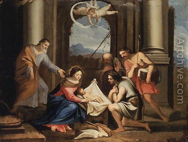 Jacques Stella Adoration of the Shepherds reproduction by Jacques Stella