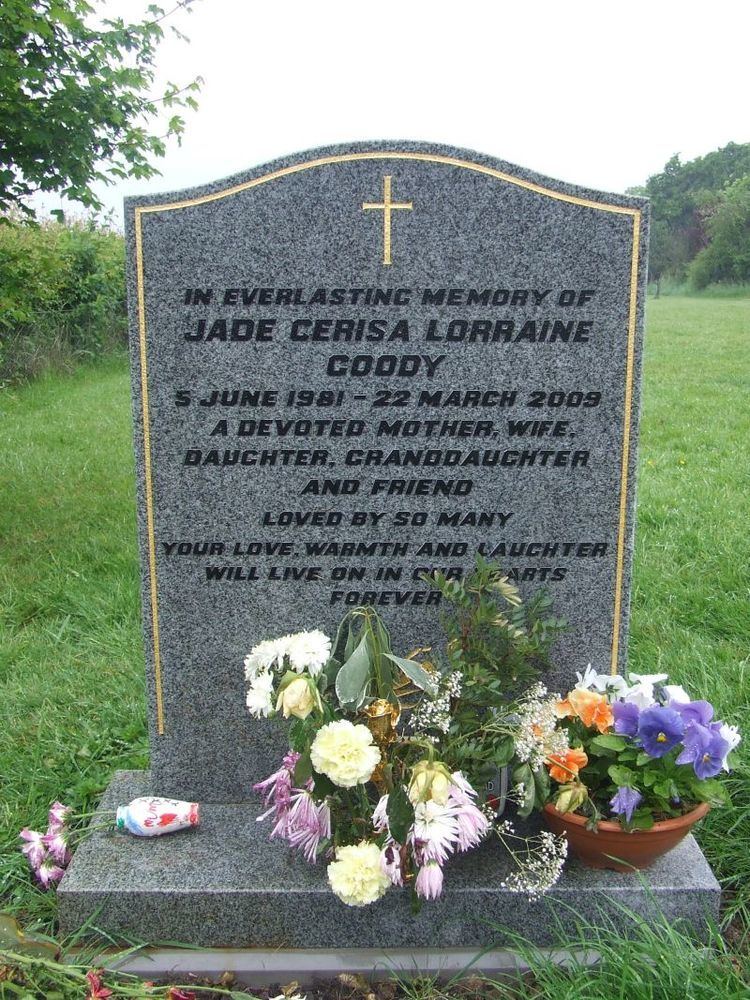 Jade Goody Jade Goody 1981 2009 Find A Grave Memorial
