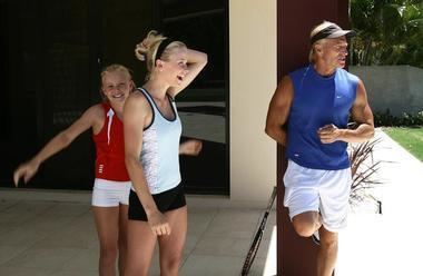 Jade Hopper Fairfax Photos Tennis coach Gavin Hopper recently