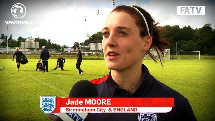 Jade Moore Birmingham Citys Jade Moore on the England Womens team first day