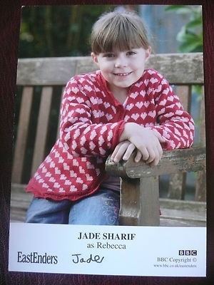 Jade Sharif jade sharif eastenders hand signed 6x4 cast card great item